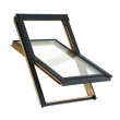 FENETRO Holz Dachfenster fürs Dach + Eindeckrahmen (VKR Velux Konzern) - 55x78 cm